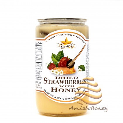 Dried Strawberries with Honey 1 LB
