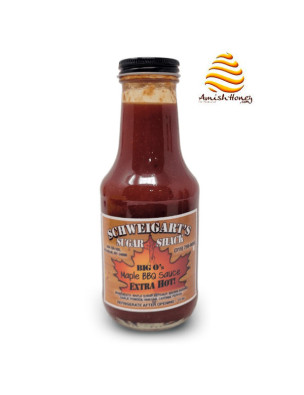 Maple BBQ Sauce Extra Hot 13 oz