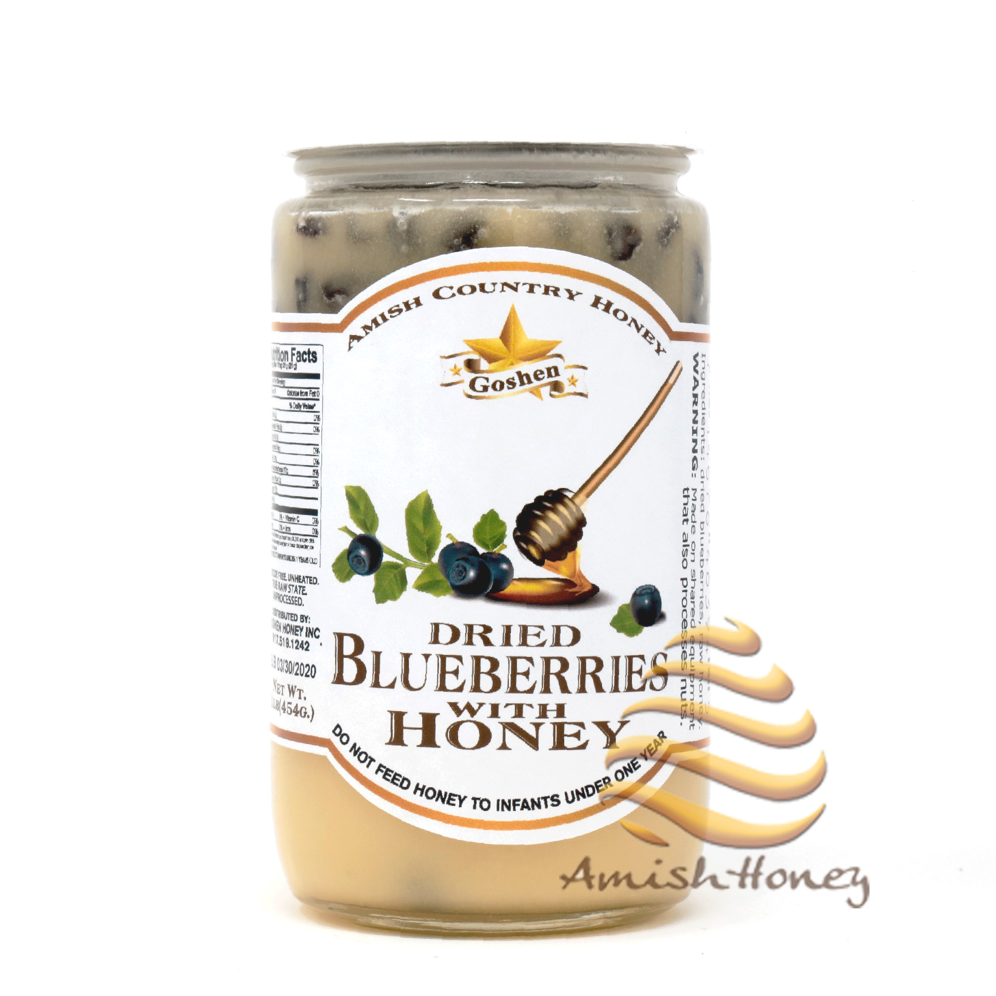 Dried Blueberries with Honey